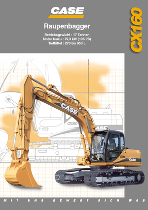 Crawler Excavators Case CX 160