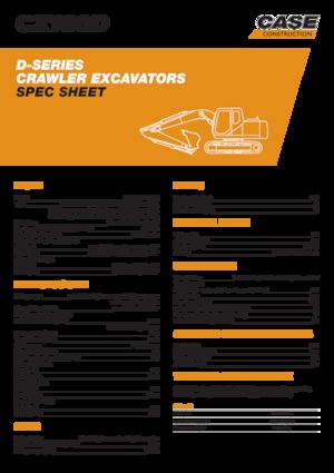 Crawler Excavators Case CX180D