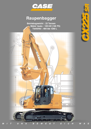 Crawler Excavators Case CX 225 SR