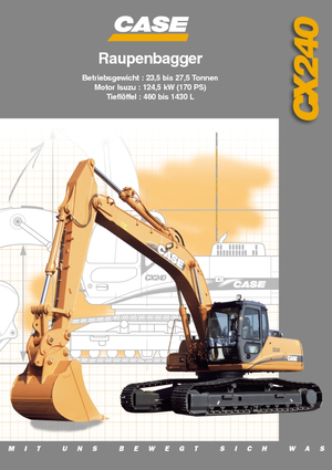 Crawler Excavators Case CX 240
