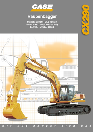 Crawler Excavators Case CX 290