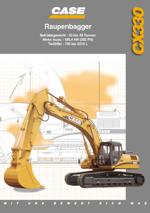 Crawler Excavators Case CX 330