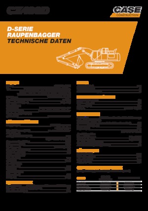 Crawler Excavators Case CX490D