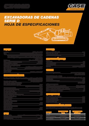 Crawler Excavators Case CX490D