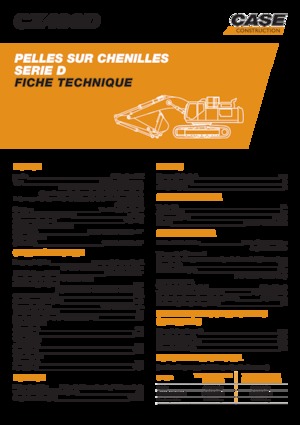 Crawler Excavators Case CX490D