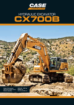 Crawler Excavators Case CX 700 B