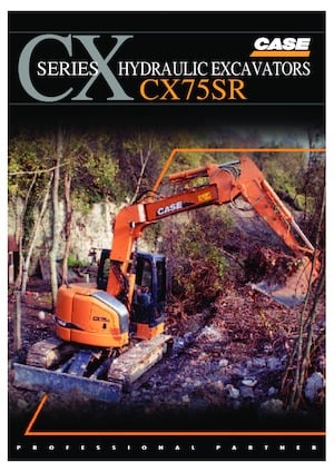Crawler Excavators Case CX 75 SR