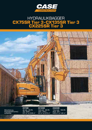 Crawler Excavators Case CX 225 SR