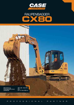 Crawler Excavators Case CX 80