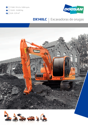 Crawler Excavators Doosan DX 140 LC