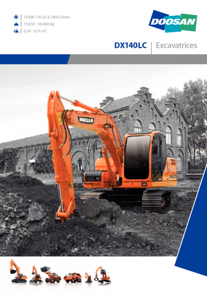 Crawler Excavators Doosan DX 140 LC