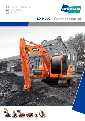 Crawler Excavators Doosan DX 140 LC