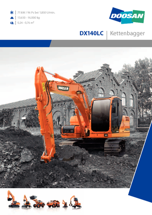 Crawler Excavators Doosan DX 140 LC