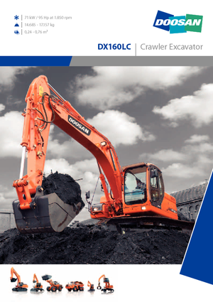 Crawler Excavators Doosan DX 160 LC