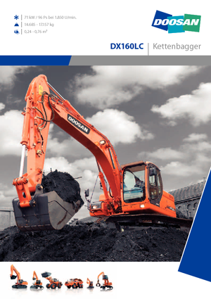 Crawler Excavators Doosan DX 160 LC
