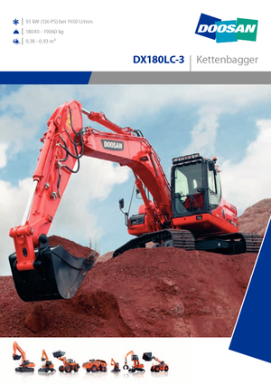 Crawler Excavators Doosan DX180LC-3