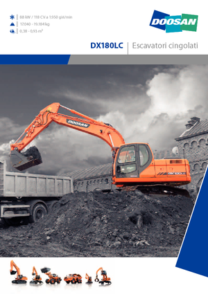 Crawler Excavators Doosan DX 180 LC
