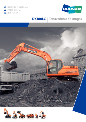 Crawler Excavators Doosan DX 180 LC