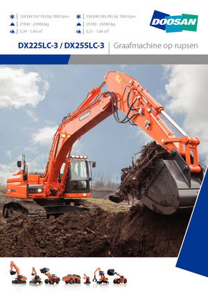Crawler Excavators Doosan DX 225LC-3