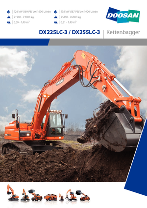 Crawler Excavators Doosan DX 225LC-3
