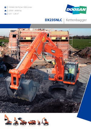 Crawler Excavators Doosan DX235NLC