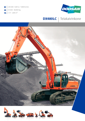 Crawler Excavators Doosan DX 480 LC