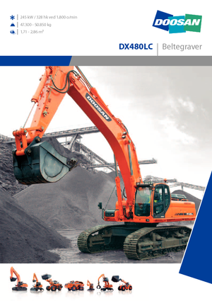 Crawler Excavators Doosan DX 480 LC