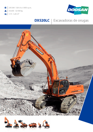 Crawler Excavators Doosan DX 520 LC