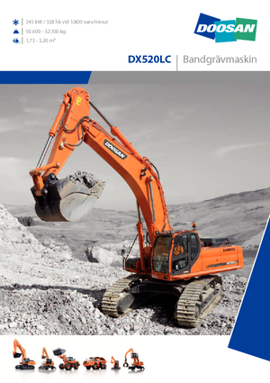 Crawler Excavators Doosan DX 520 LC