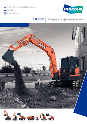 Crawler Excavators Doosan DX 80 R