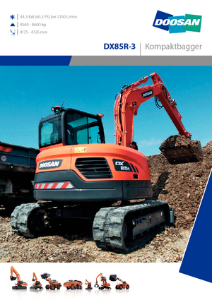 Crawler Excavators Doosan DX 85 R 3