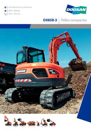 Crawler Excavators Doosan DX 85 R 3
