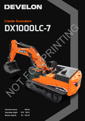Crawler Excavators Develon DX1000LC-7 