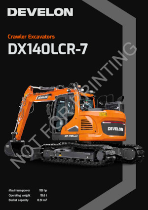 Crawler Excavators Develon DX140LCR-7K