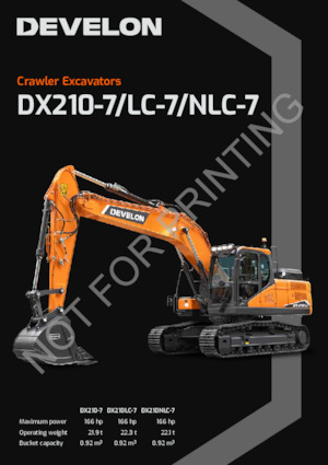 Crawler Excavators Develon DX210-7 