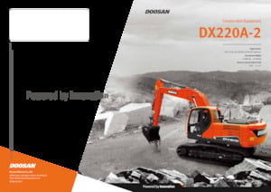 Paletli ekskavatörler Doosan DX220A