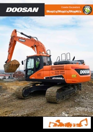 Paletli ekskavatörler Doosan DX225MH-5