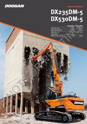 Paletli ekskavatörler Doosan DX235DM-5