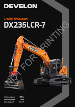 Crawler Excavators Develon DX235LCR-7 