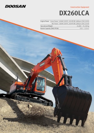 Crawler Excavators Doosan DX260LCA