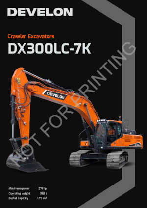 Crawler Excavators Develon DX300LC-7K  