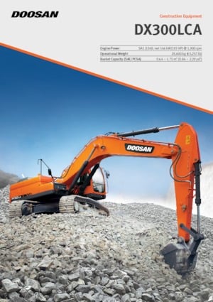 Electric Crawler Excavators Doosan DX300LCA