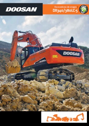 Paletli ekskavatörler Doosan DX340LC-5
