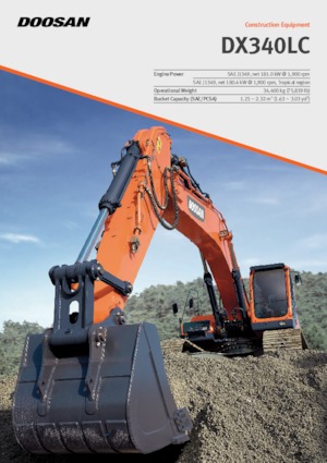 Crawler Excavators Doosan DX340LC