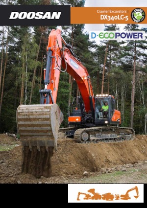 Paletli ekskavatörler Doosan DX340NLC-5
