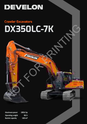 Crawler Excavators Develon DX350LC-7K 