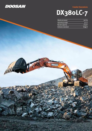 Crawler Excavators Doosan DX380LC-7