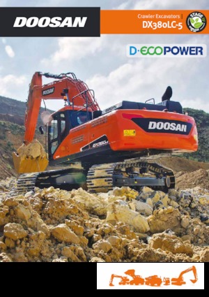 Paletli ekskavatörler Doosan DX380NLC-5