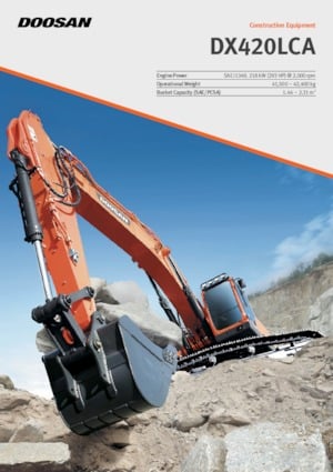 Crawler Excavators Doosan DX420LCA
