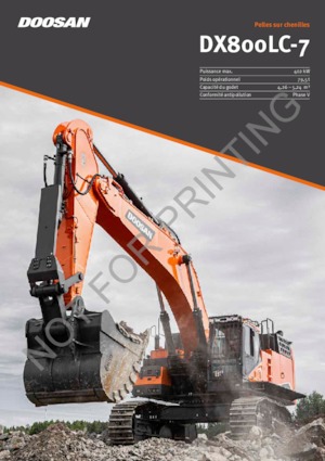 Crawler Excavators Doosan DX800LC-7